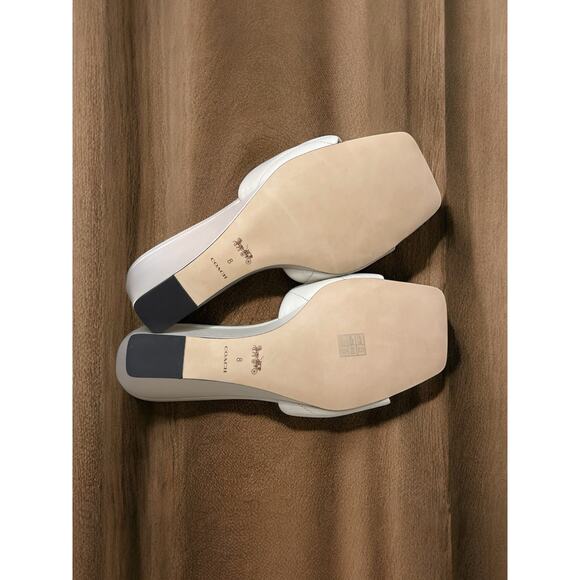 NWOT Coach CP910 Emma Quilted Wedge Sandal Size 8B - Picture 6 of 10